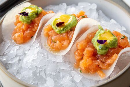 Тартар из лосося