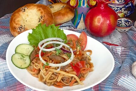 Лагман жареный