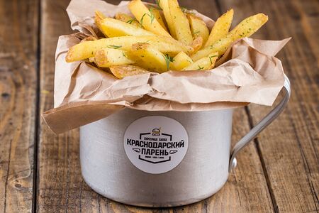 Картофель фри чесночный большой
