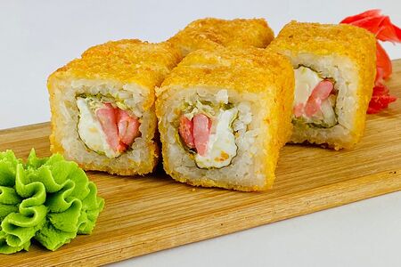 Горячий ролл с креветкой