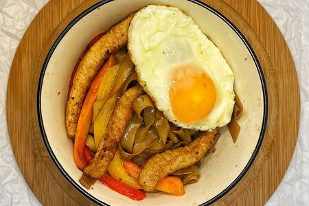 Яичная со свининой