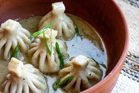 Мини-хинкали с мясом