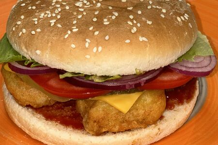 Бургер Чикен-наггетс