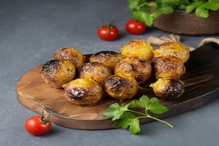 Картофель на мангале