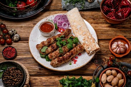 Люля-кебаб из телятины