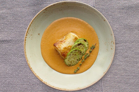 Филе палтуса в соусе Том ям