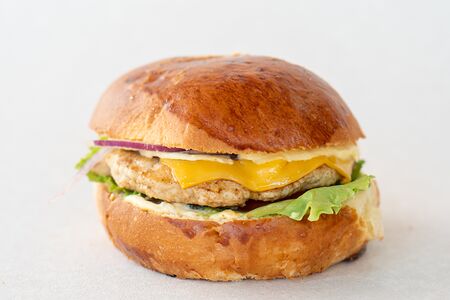 Чизбургер с курицей