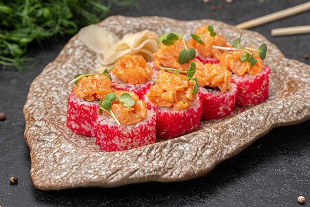 Тартар с лососем