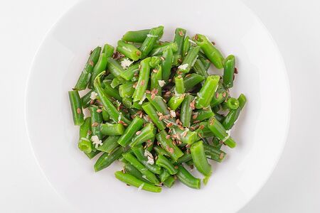 Фасоль с чесноком