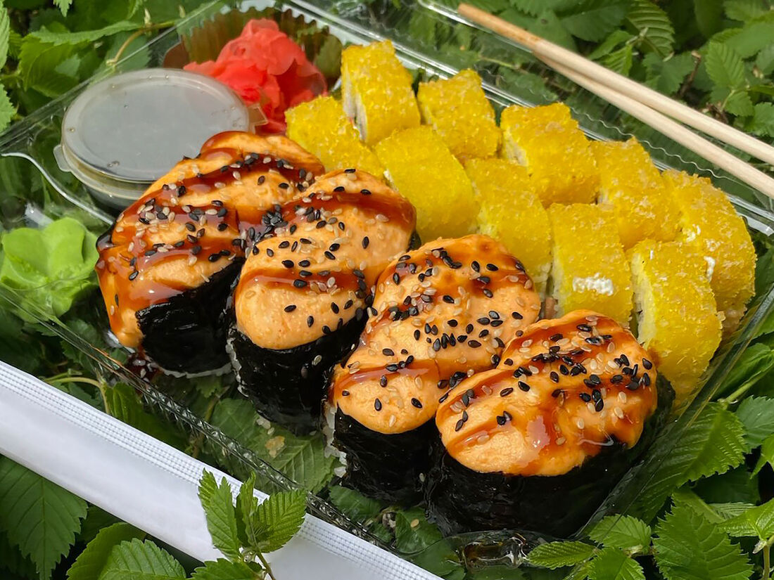 Ресторан Masago Sushi, Доставка из Masago Sushi, Алатау ауданы, 94А, Саги  Ашимова улица, Айгерим-1, АДК, Алатау ауданы, Алматы, 050047, Қазақстан,  местоположение на карте