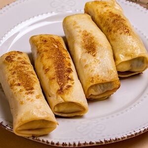 Блинчики с курицей и грибами