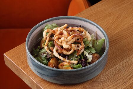 Жареный чечили и беби-картофель