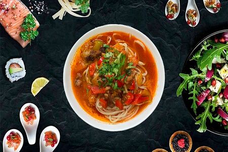 Узбекский лагман