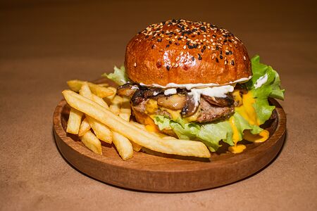 Бургер Грибной