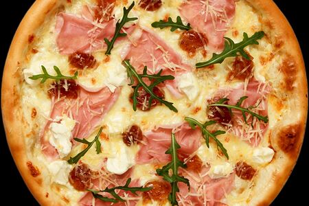 С ветчиной, инжиром и творожным сыром