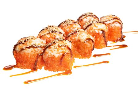 Запечённый с тигровой креветкой