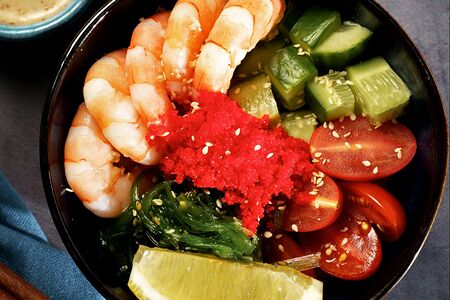 Поке с креветкой