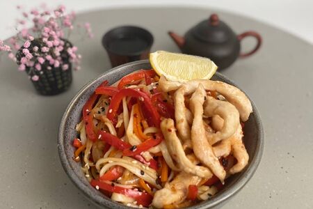 Вок с курицей