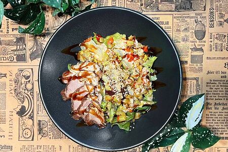 Салат с уткой