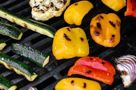 Овощи на мангале
