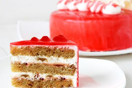 Торт Клубничный с бананом