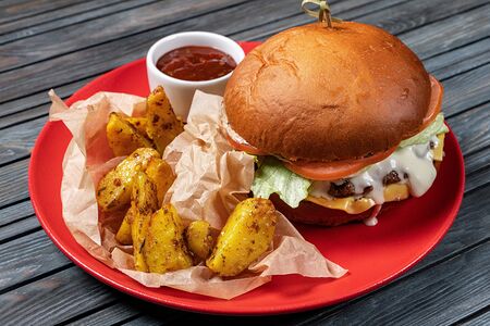 Чизбургер с релишем