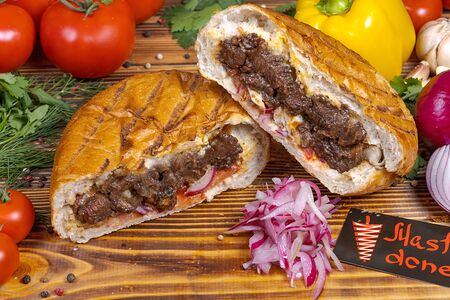 Донер с говядиной