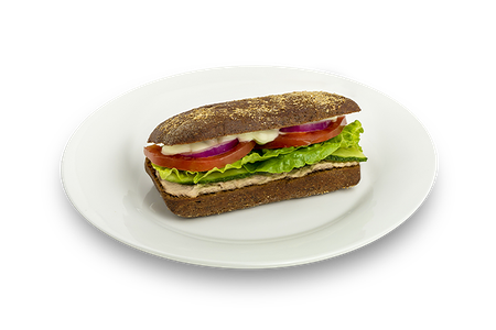 Ржаная краюшка с тунцом