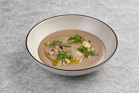 Крем-суп из лесных грибов