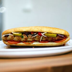 Люля в батоне с курицей