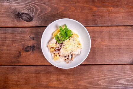 Тальятелле с индейкой