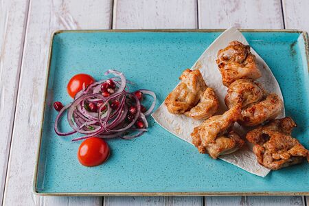 Шашлык из куриного бедра