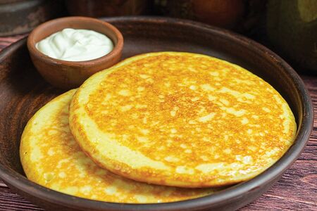 Мордовские пшенные блины