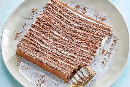 Медовик из черемуховой муки