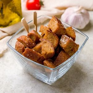 Гренки чесночные