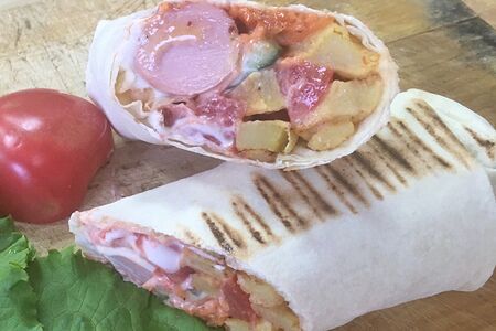 Хот-дог в лаваше