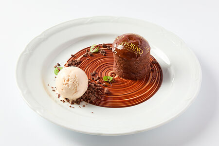 Шоколадный фондан