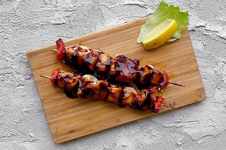 Шашлычки из кальмара