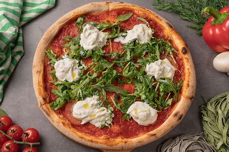 Пицца со страчателлой