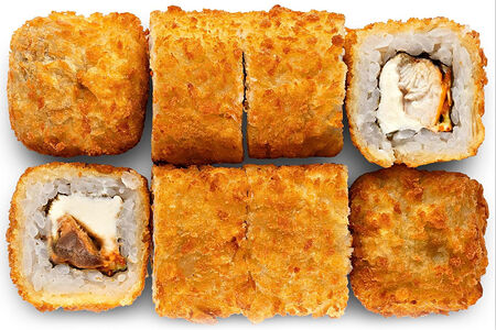 Теплый ролл с угрем