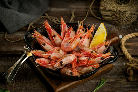 Креветки к пиву отварные