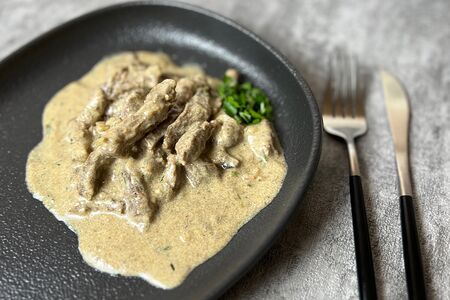 Бефстроганов из говядины