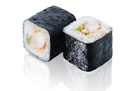 Острый ролл с креветкой