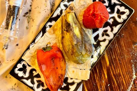 Овощи на углях