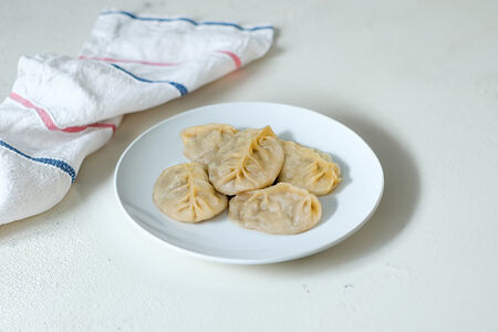 Манты с говядиной и картофелем