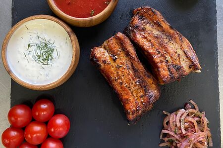 Шашлык из свиных рёбер