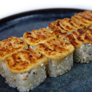 Запеченный ролл Мидии hot 4 шт