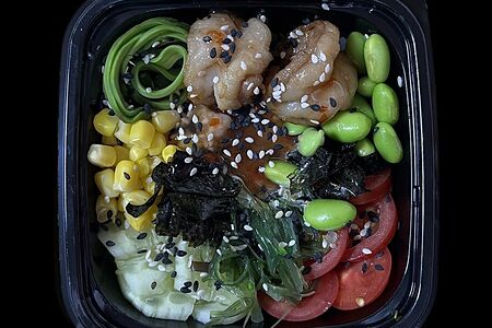 Поке с креветками