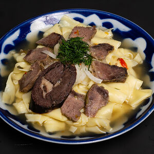 Бешбармак с говядиной