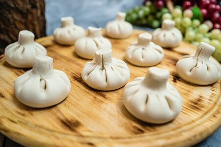 Хинкали cвинo-говяжьи